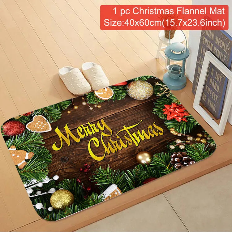 Santa Claus Christmas Door Mat