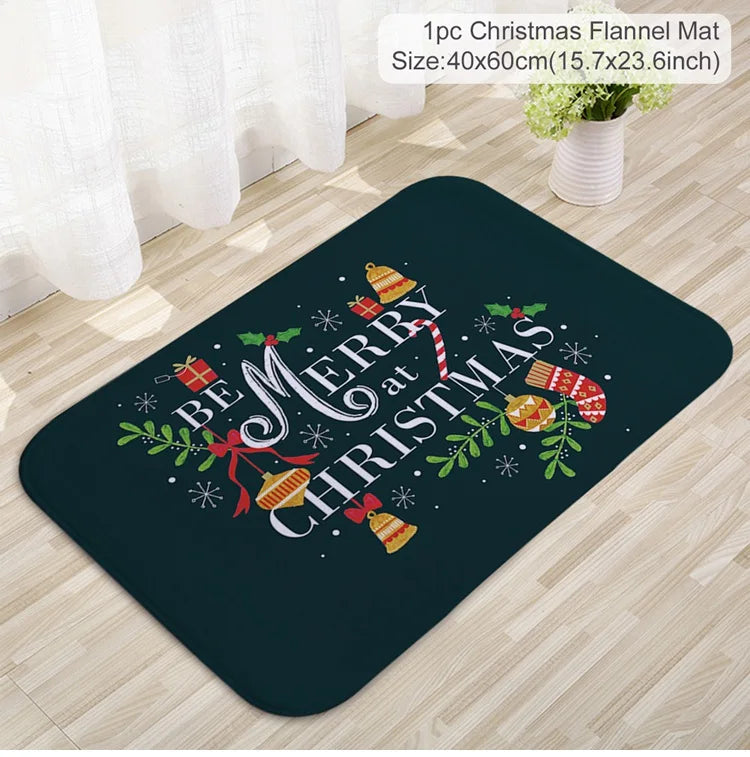 Santa Claus Christmas Door Mat