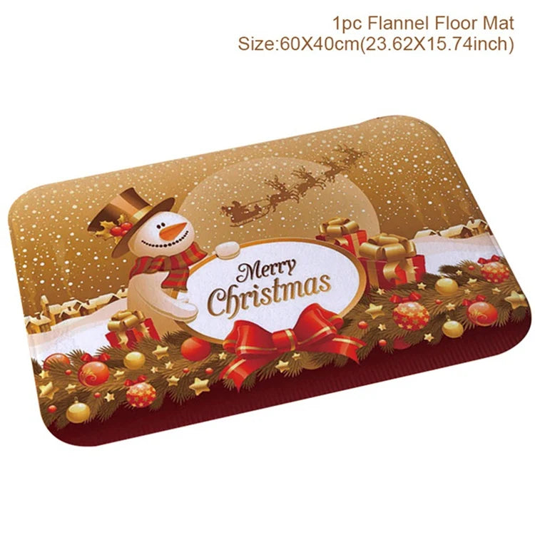 Santa Claus Christmas Door Mat