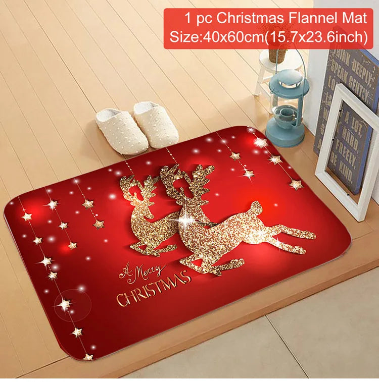 Santa Claus Christmas Door Mat