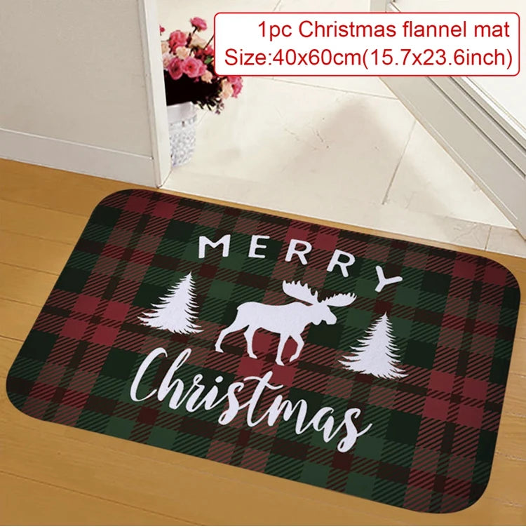Santa Claus Christmas Door Mat