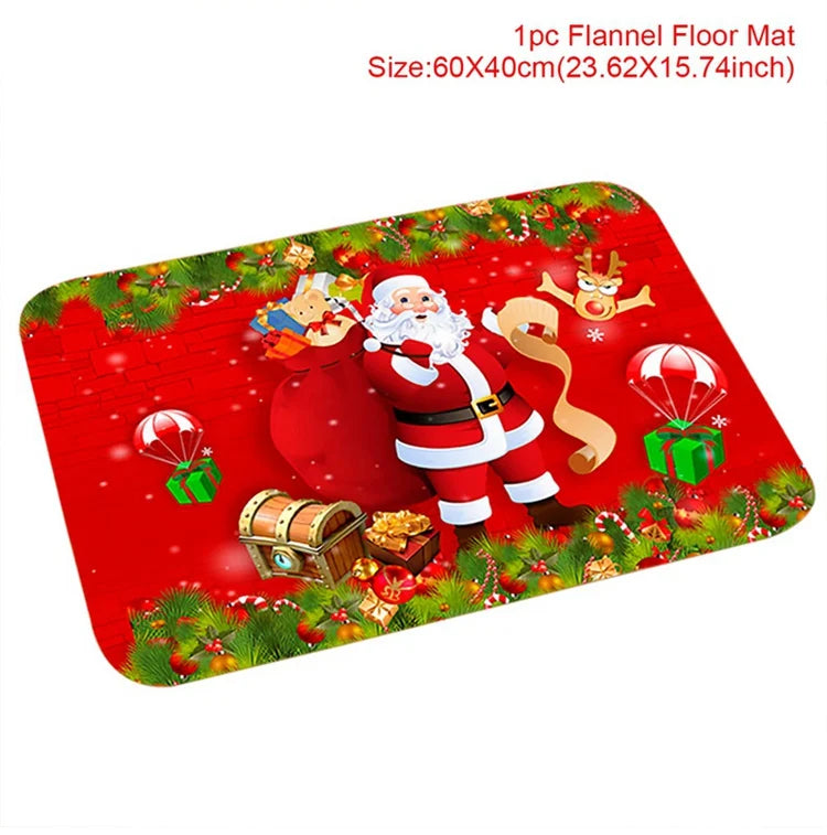 Santa Claus Christmas Door Mat