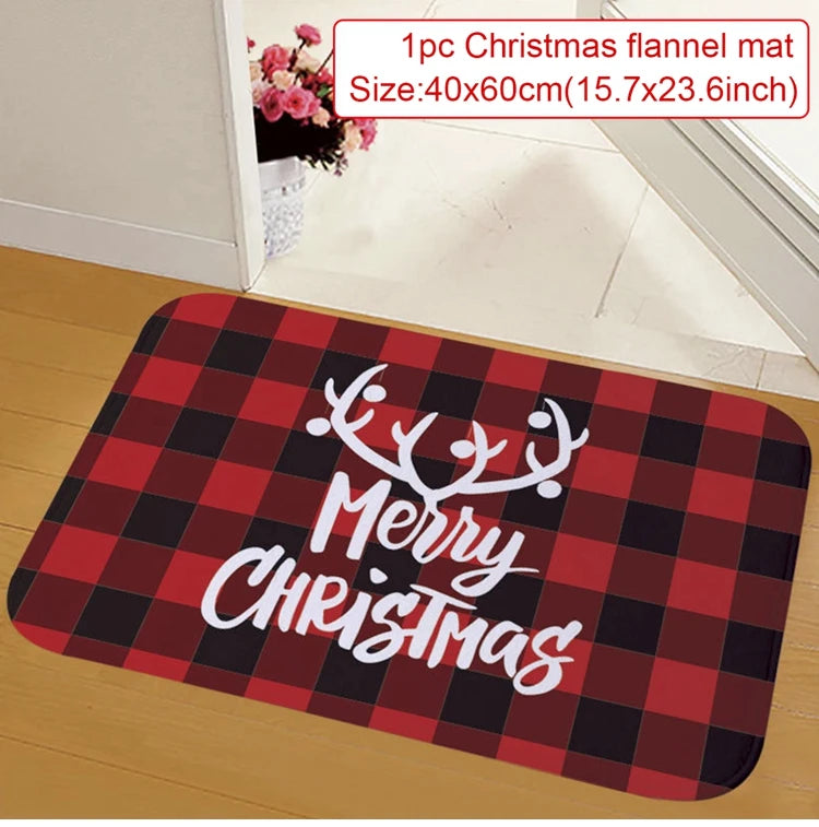 Santa Claus Christmas Door Mat