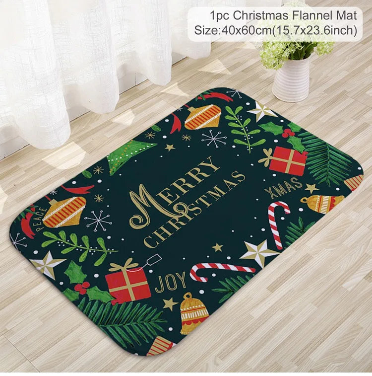 Santa Claus Christmas Door Mat