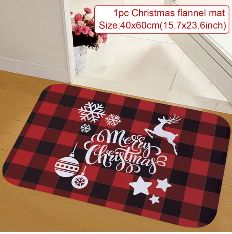 Santa Claus Christmas Door Mat