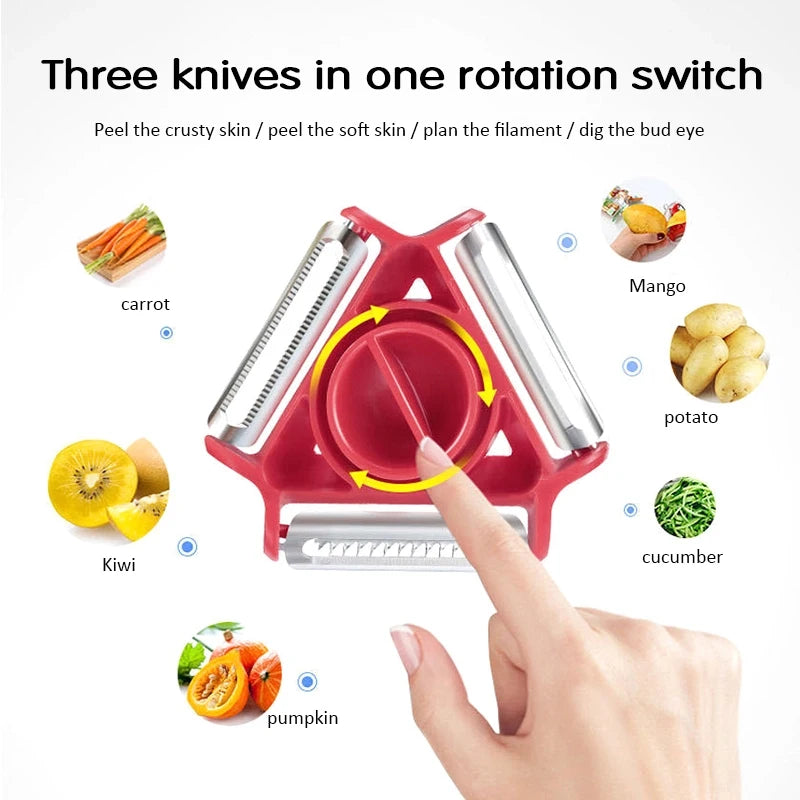 3-in-1 Magic Peeler Set