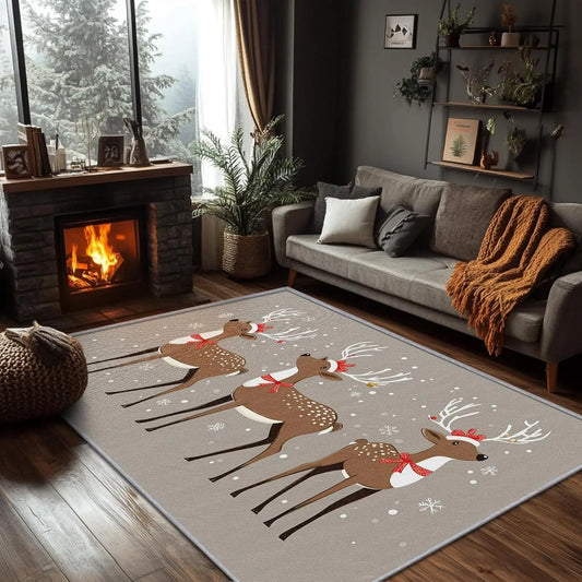 Cute Reindeer Area Carpet
