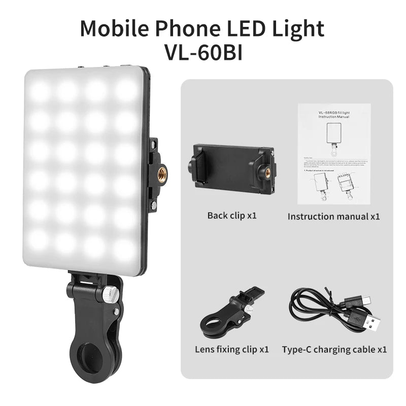 Compact Clip-On Video Light