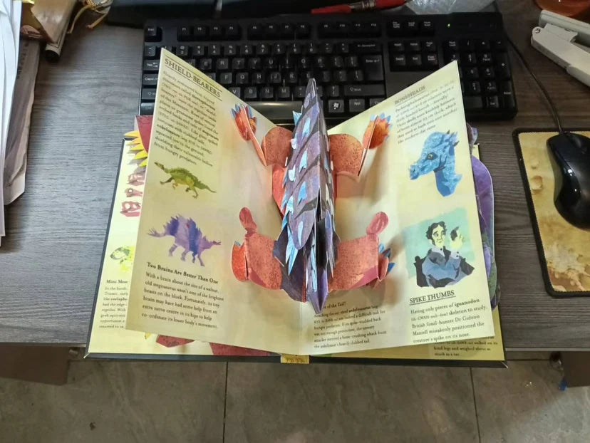 3D Dinosaur Pop-Up Book