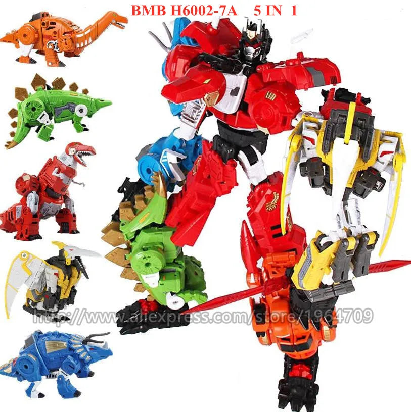 5-in-1 Oversized Transforming Dinosaur
