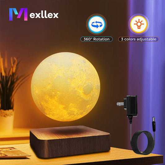 Magnetic Floating 3D Moon Lamp