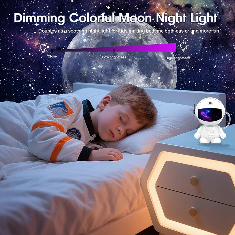 Astronaut Galaxy Night Light Projector