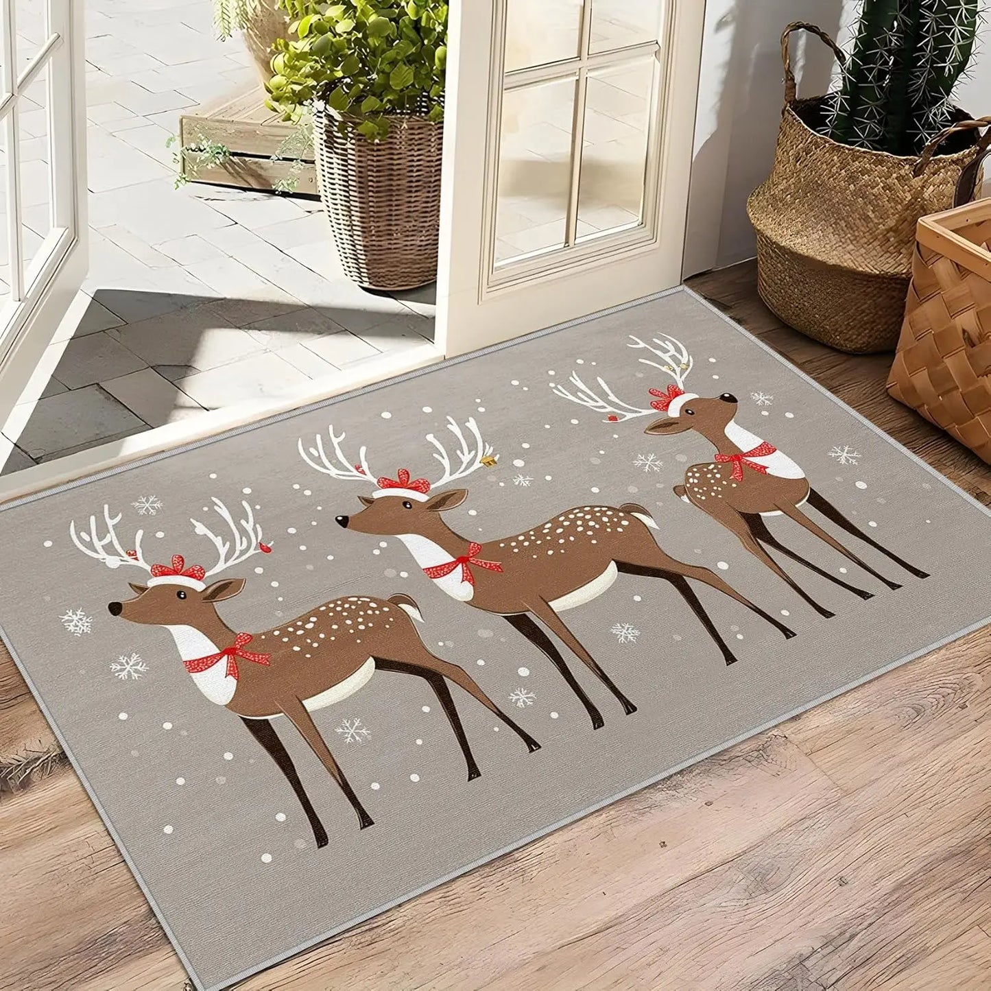 Cute Reindeer Area Carpet