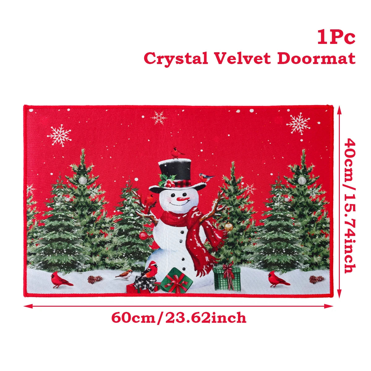 Santa Claus Christmas Door Mat