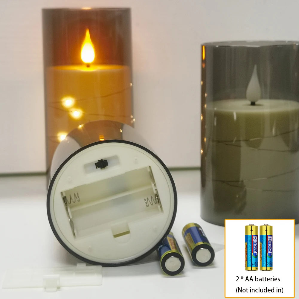 LED Flameless Candle Timer