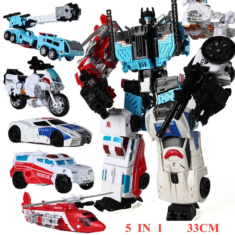 5-in-1 Oversized Transforming Dinosaur