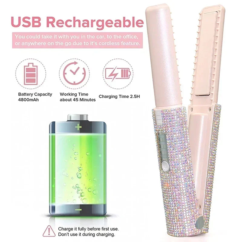 Wireless Travel Hair Styling Brush