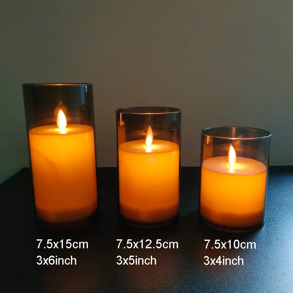 Remote Controlled Rechargeable LED Flameless Candles