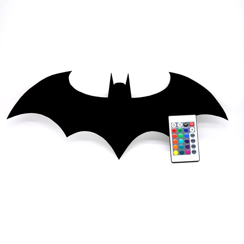 Colorful LED Bat Wing Light