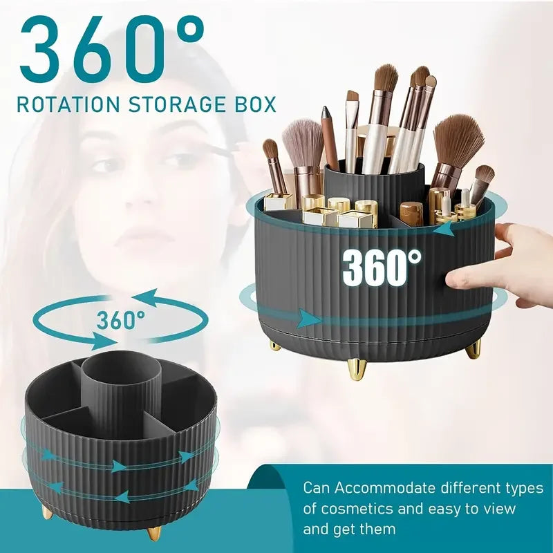 5-Slot Makeup Desk Organizer