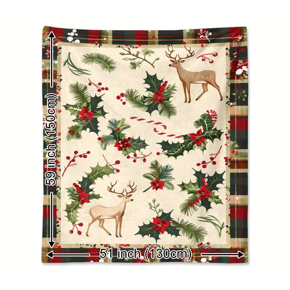 Buffalo Plaid Christmas Blanket