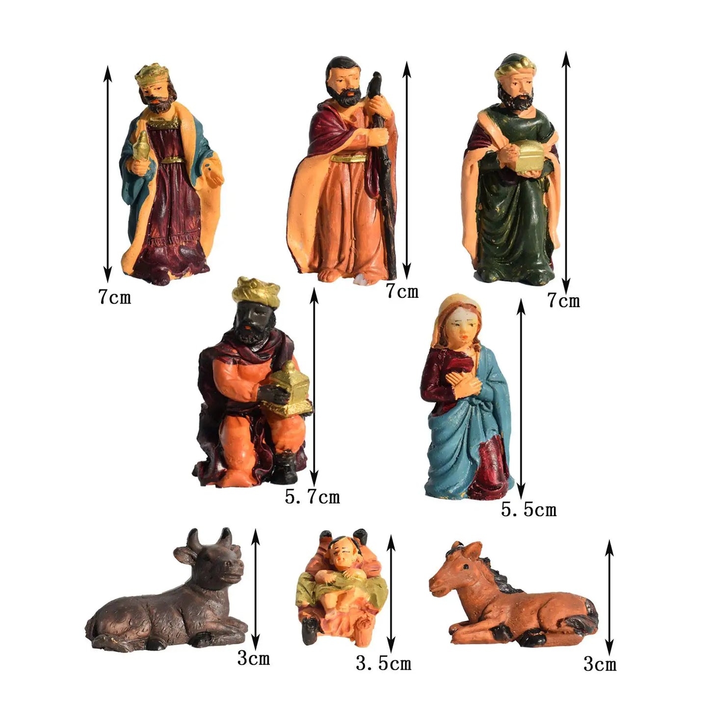 Holiday Scene Decorative Ornaments