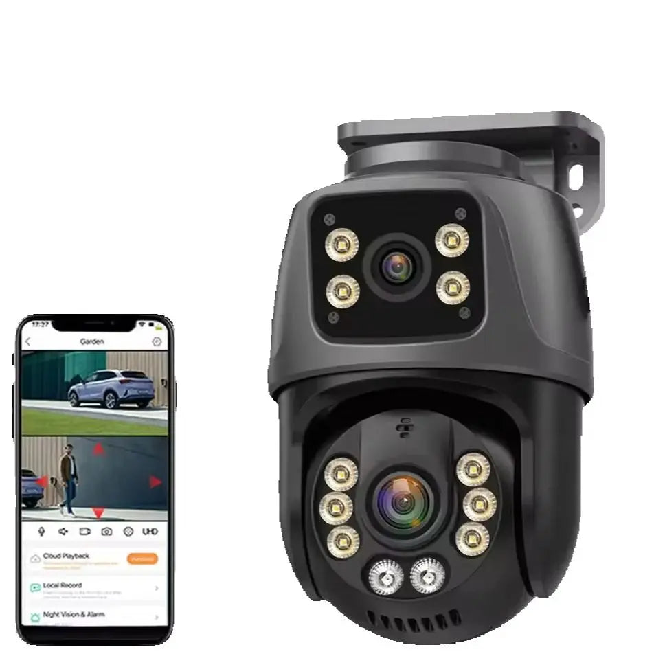 Dual Lens AI Security Camera
