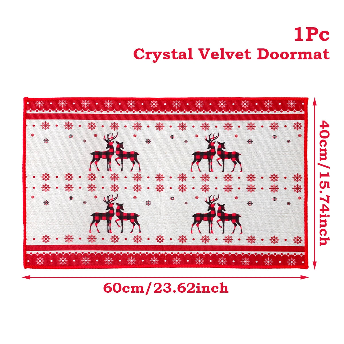 Santa Claus Christmas Door Mat
