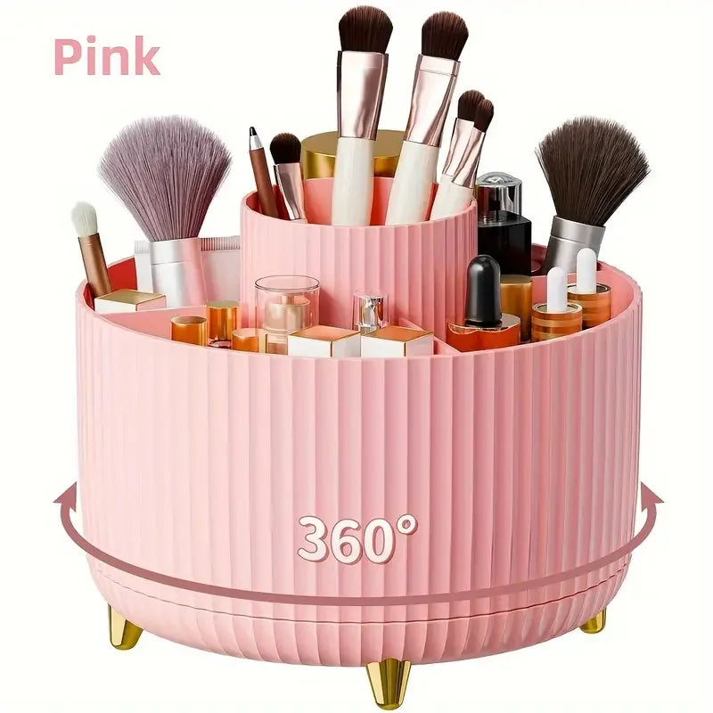 5-Slot Makeup Desk Organizer