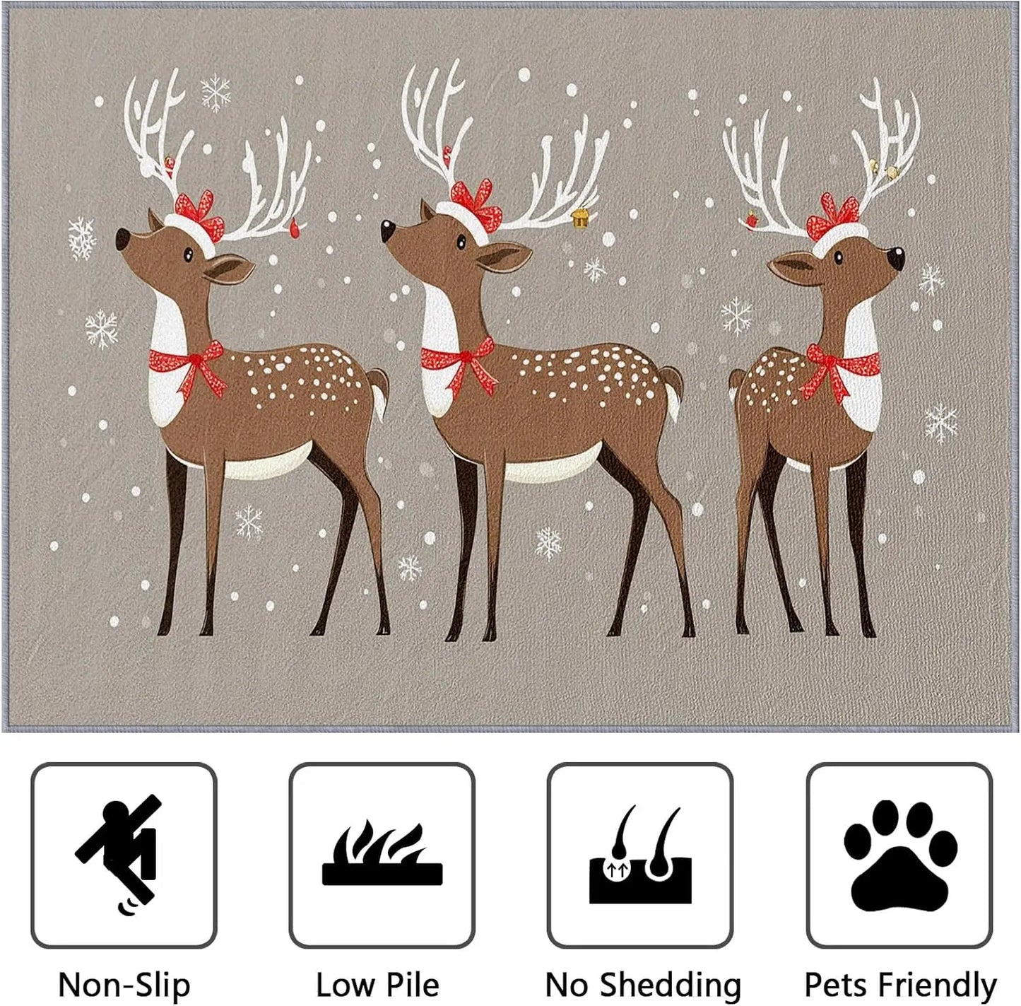 Cute Reindeer Area Carpet