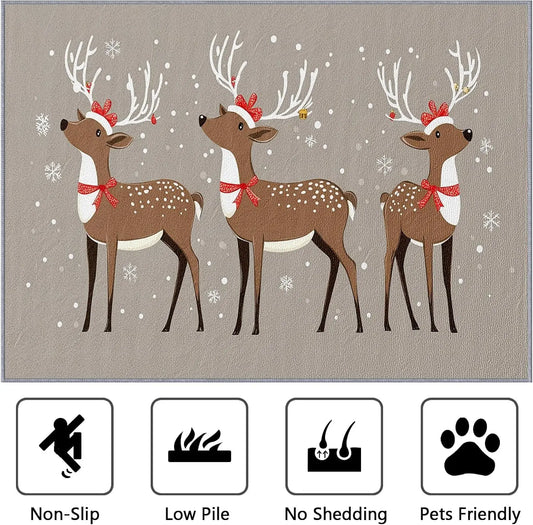 Cute Reindeer Area Carpet