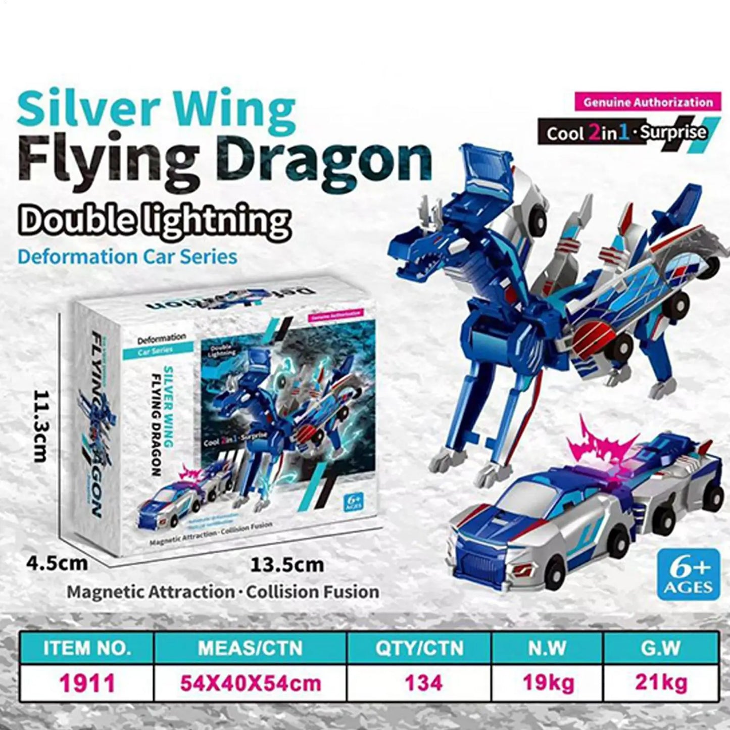 Collision Transform Dinosaur Car Transformer