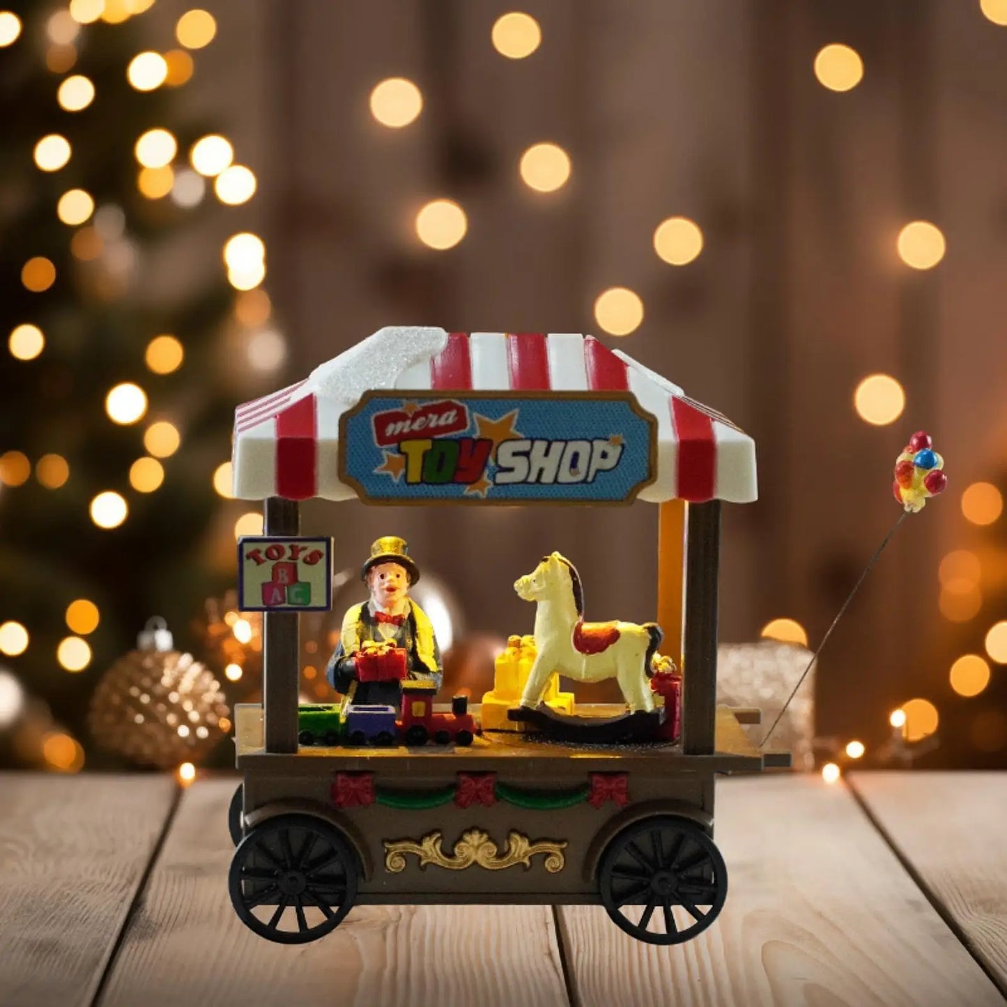 Luminous Holiday Marshmallow House