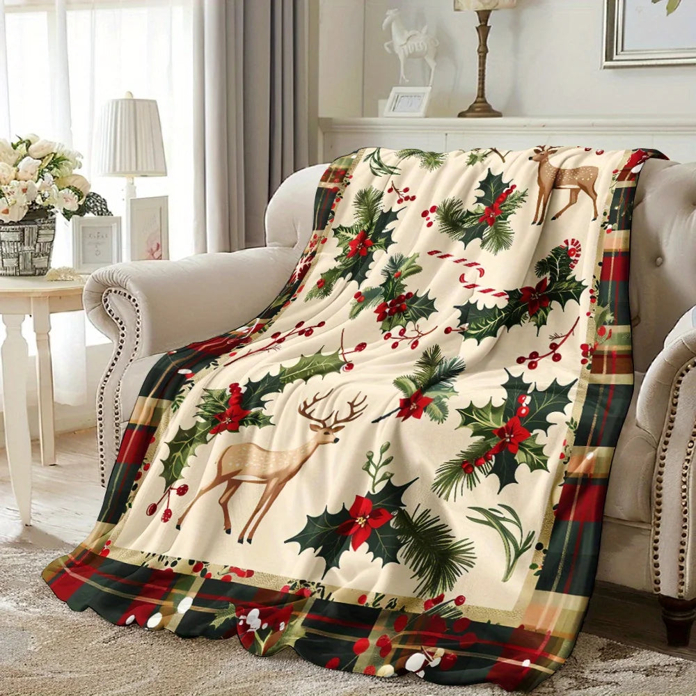 Buffalo Plaid Christmas Blanket