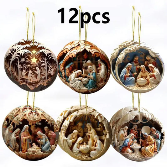Holy Family Tree Decorations