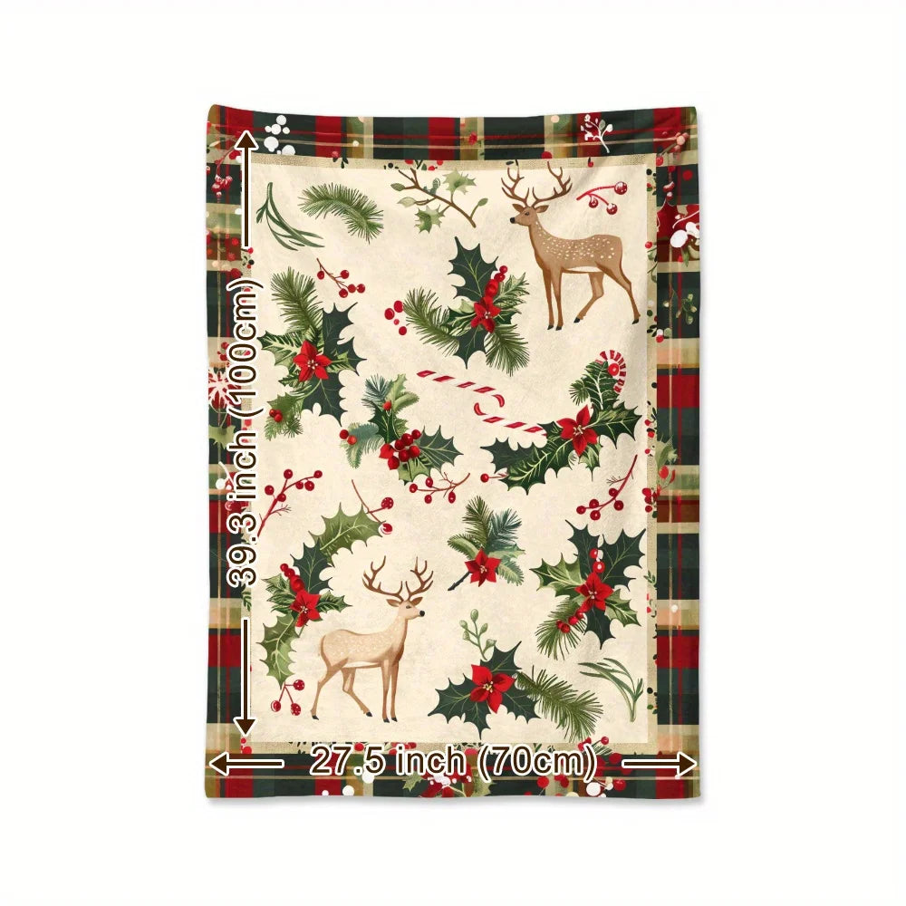 Buffalo Plaid Christmas Blanket
