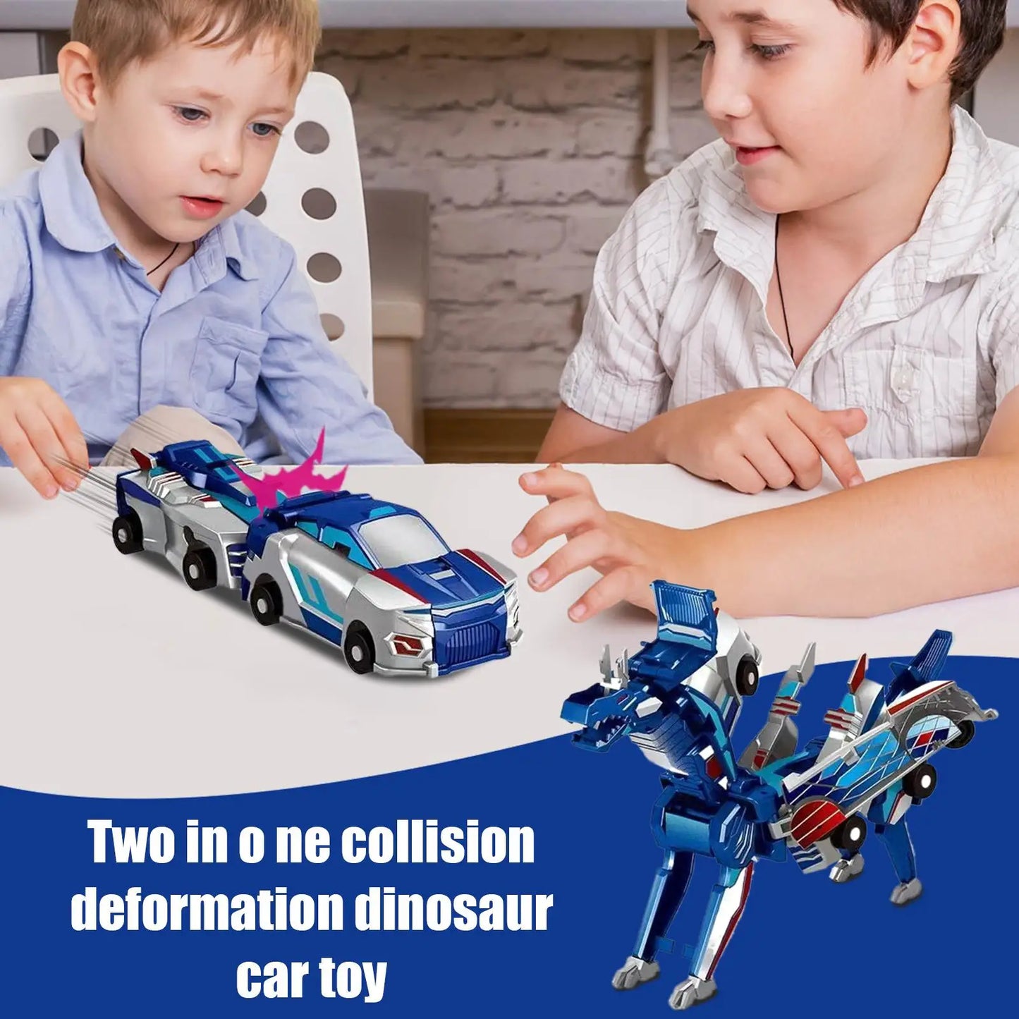 Collision Transform Dinosaur Car Transformer