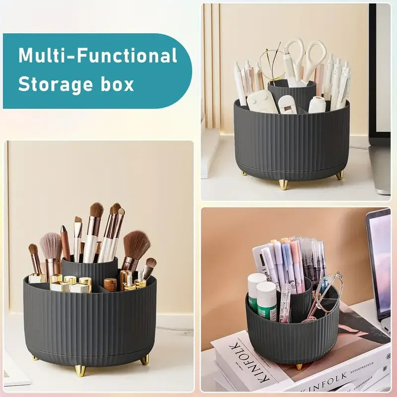 5-Slot Makeup Desk Organizer