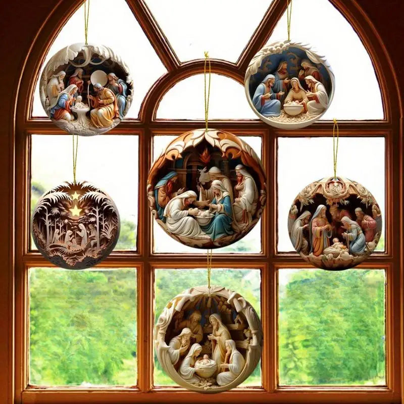 Holy Family Tree Decorations