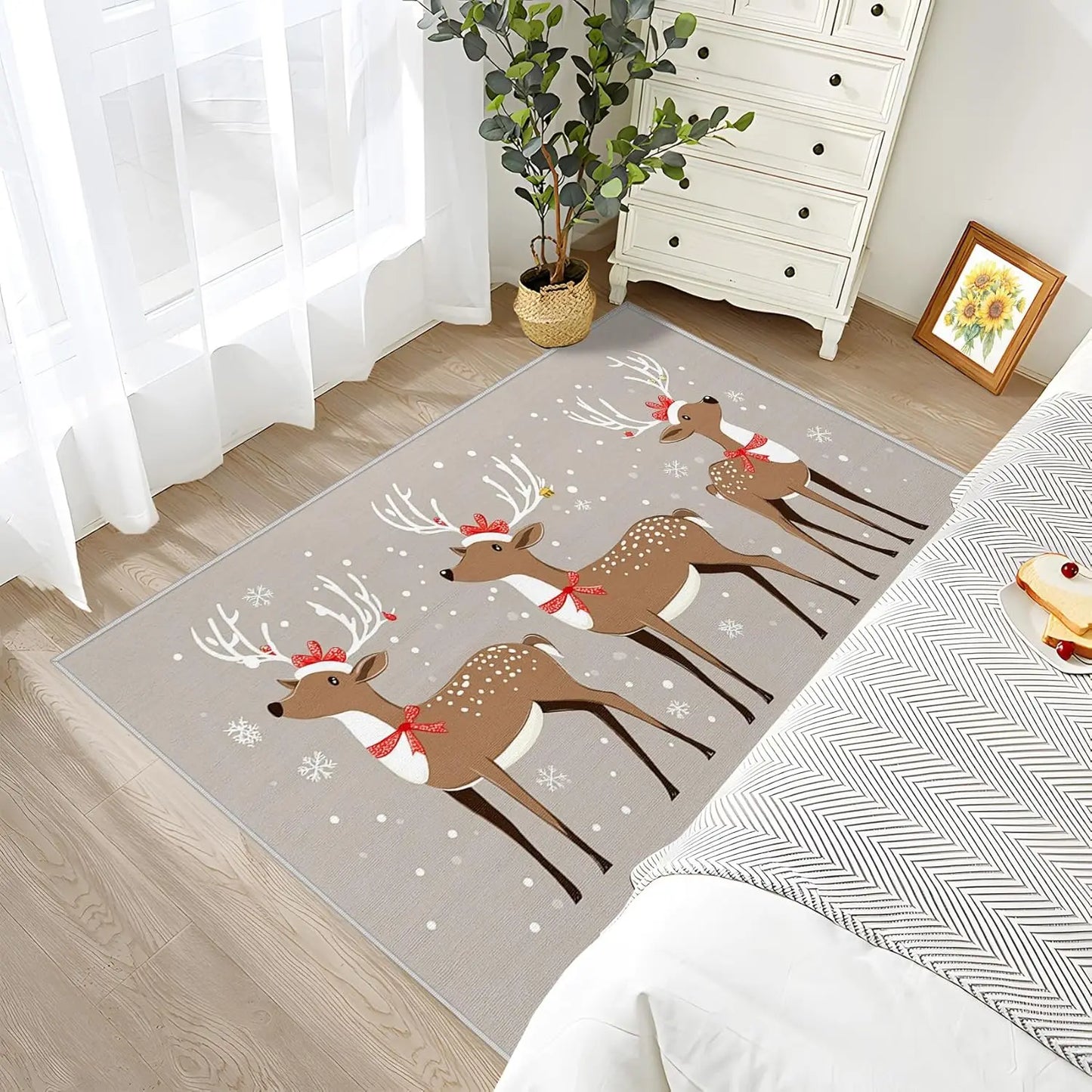 Cute Reindeer Area Carpet