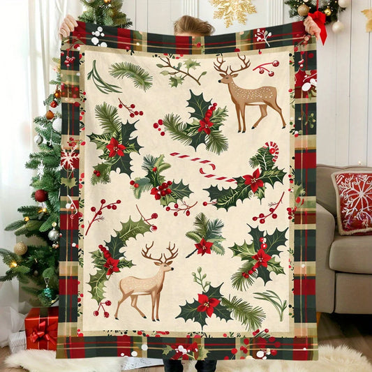 Buffalo Plaid Christmas Blanket