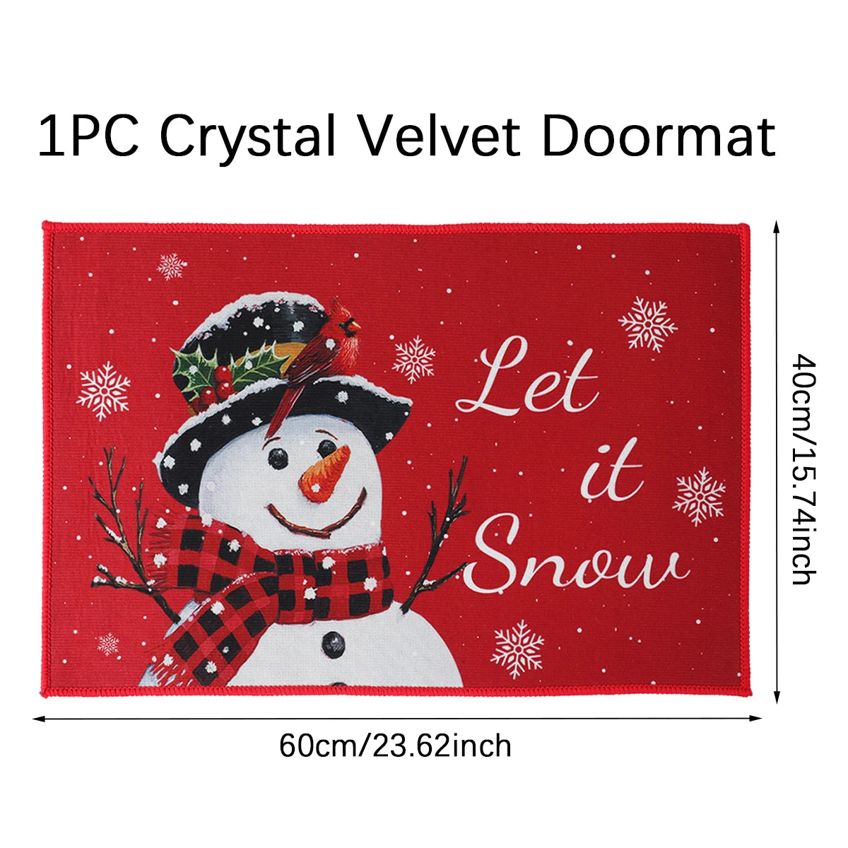 Santa Claus Christmas Door Mat