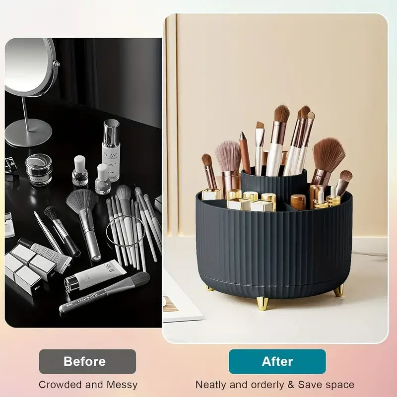 5-Slot Makeup Desk Organizer