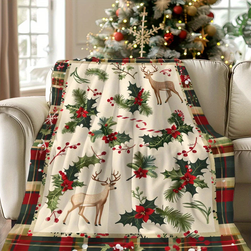 Buffalo Plaid Christmas Blanket