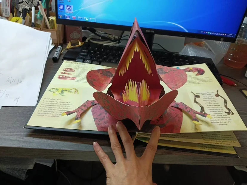 3D Dinosaur Pop-Up Book