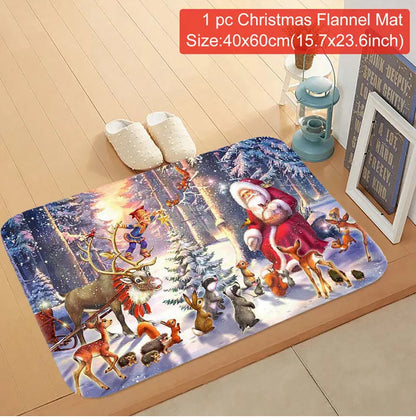 Santa Claus Christmas Door Mat
