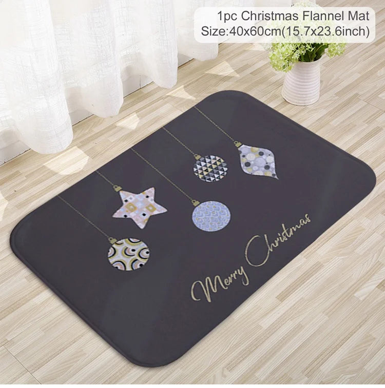 Santa Claus Christmas Door Mat