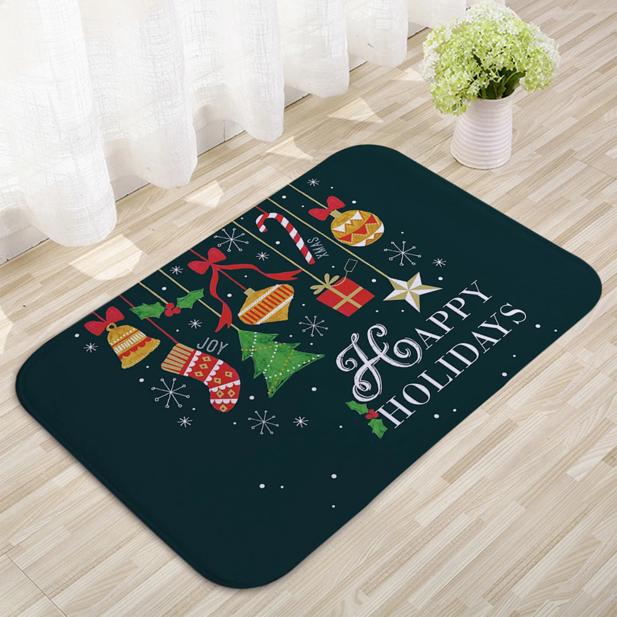 Santa Claus Christmas Door Mat