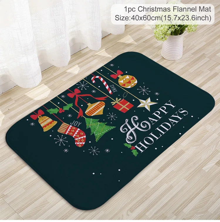 Santa Claus Christmas Door Mat