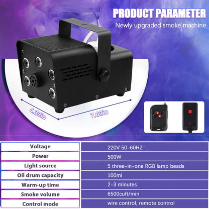 Stage Smoke Machine with Remote
